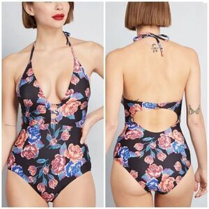 NEW ModCloth The Pamela One-Piece Swimsuit Small